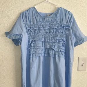 English Factory Ruffle detail dress